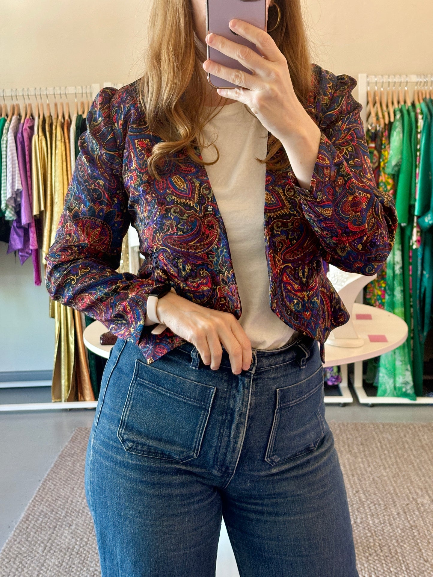 Paisley Silky Jacket