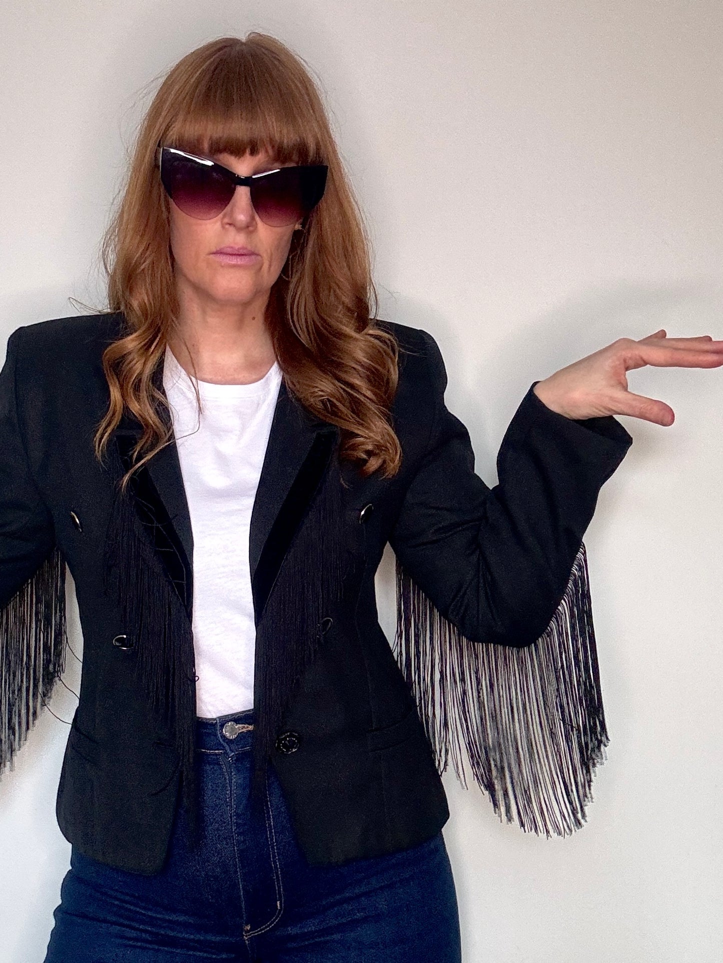 Dolly Blazer in Liquorice Twist