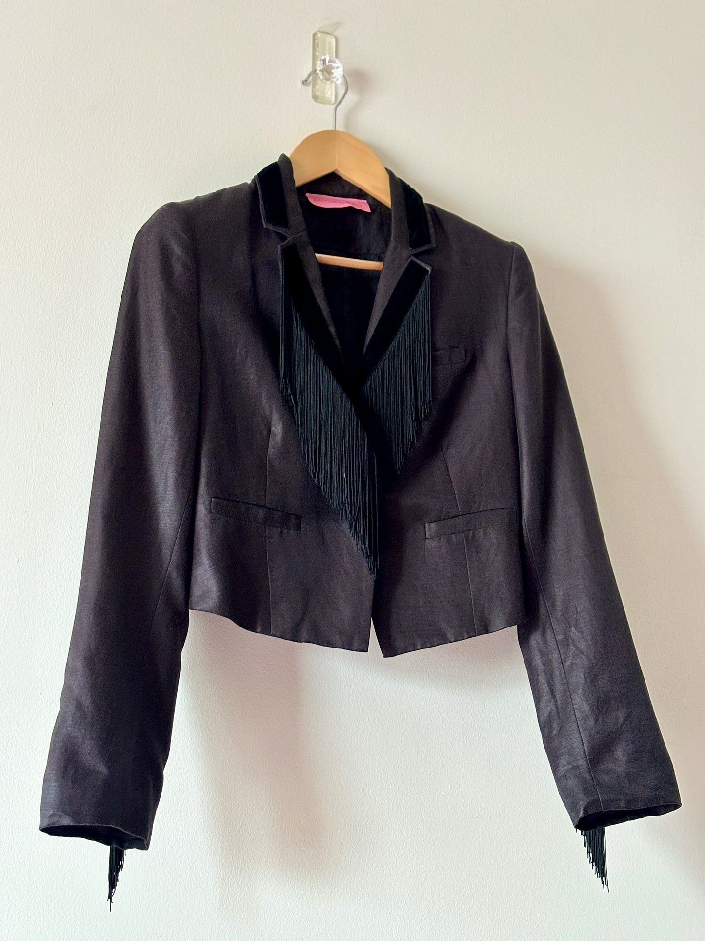 Dolly Blazer in Gold Cola