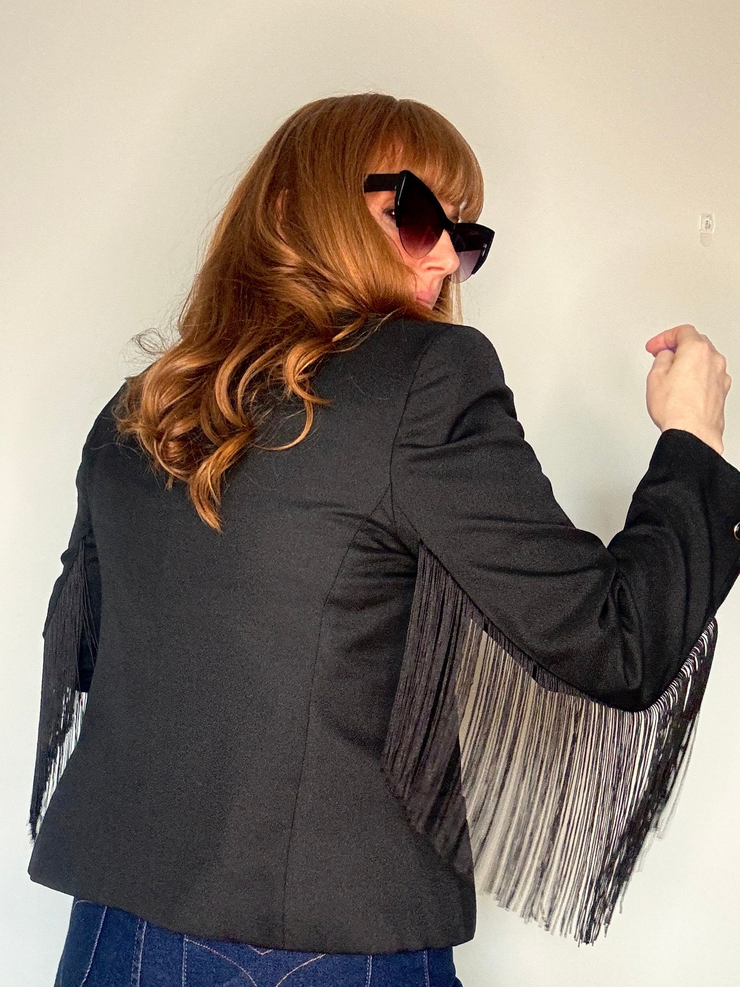 Dolly Blazer in Liquorice Twist