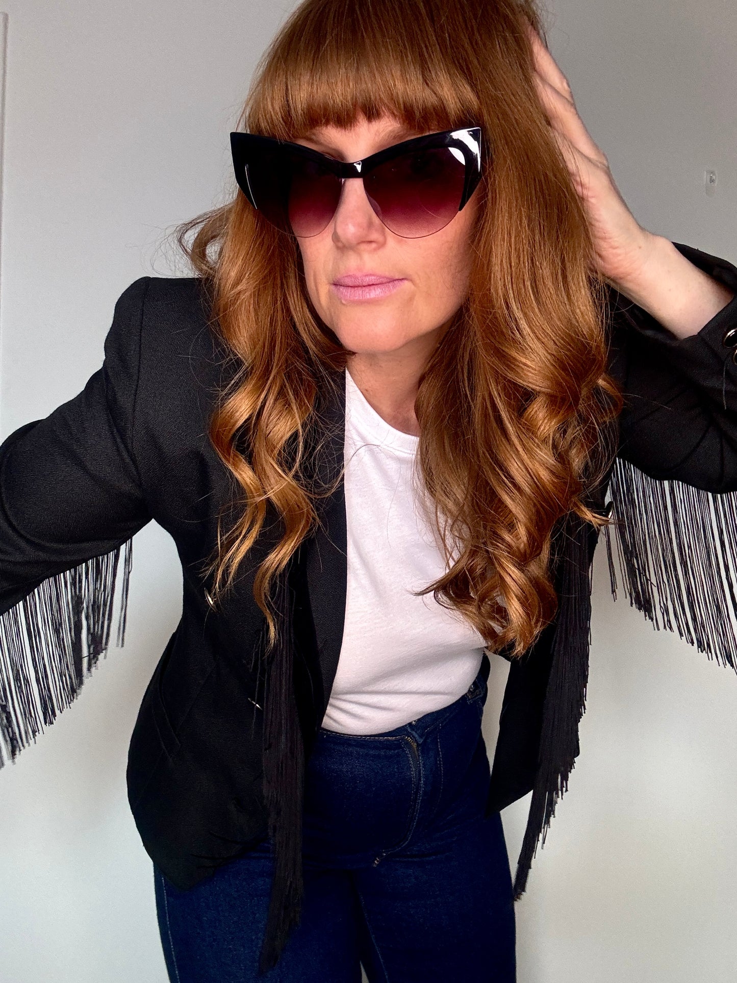 Dolly Blazer in Liquorice Twist