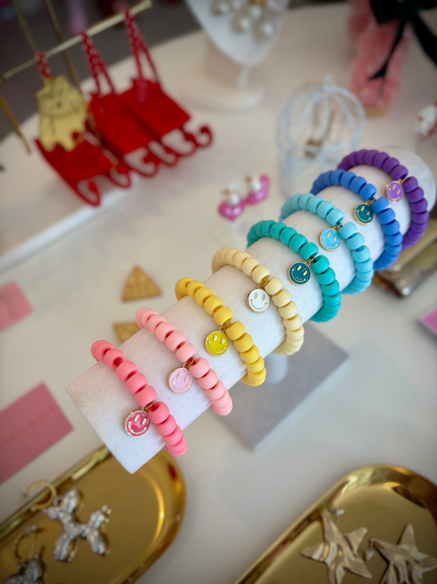 Disco Smiley Bracelet