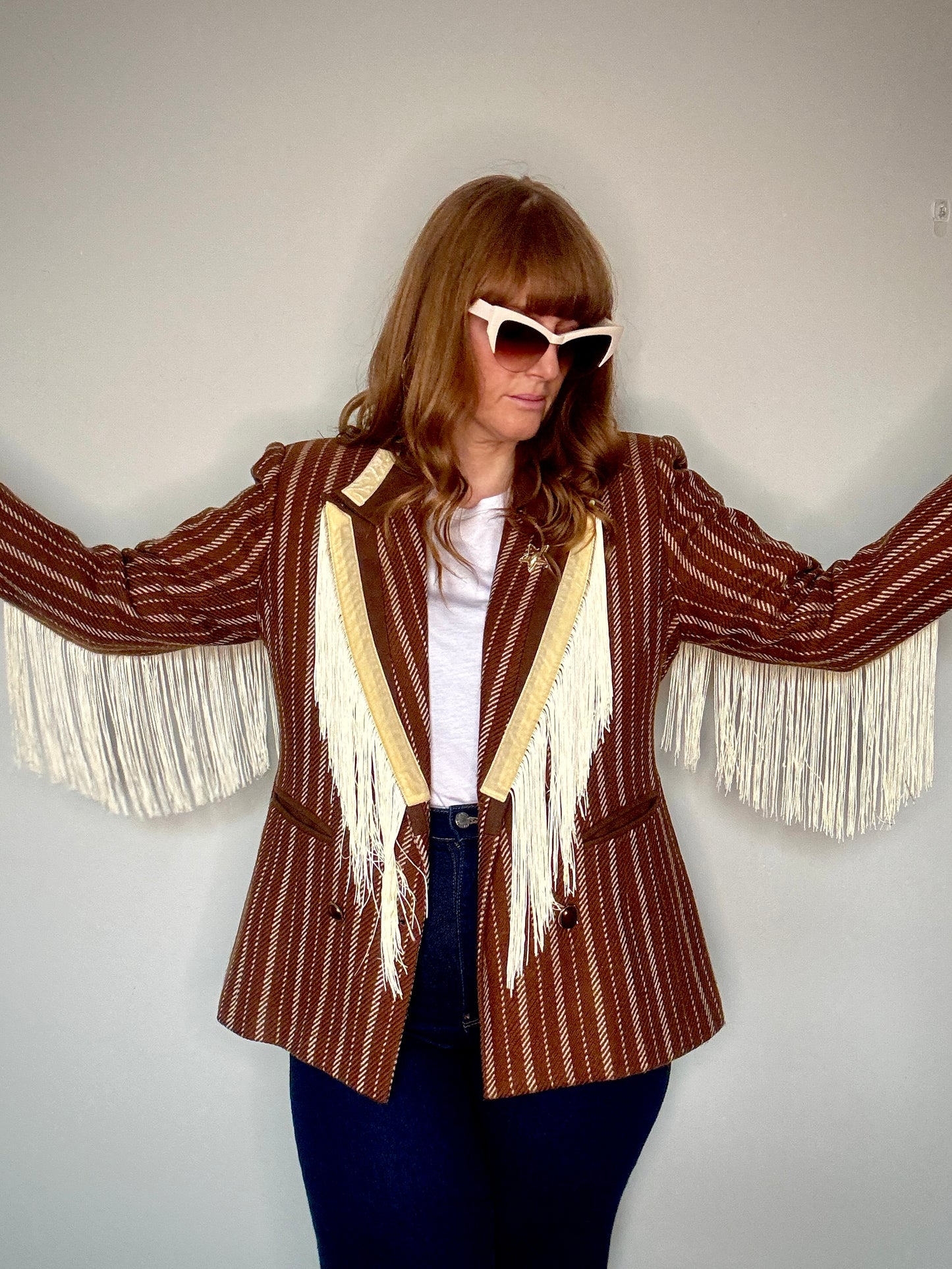 Dolly Blazer in Golden Toddy