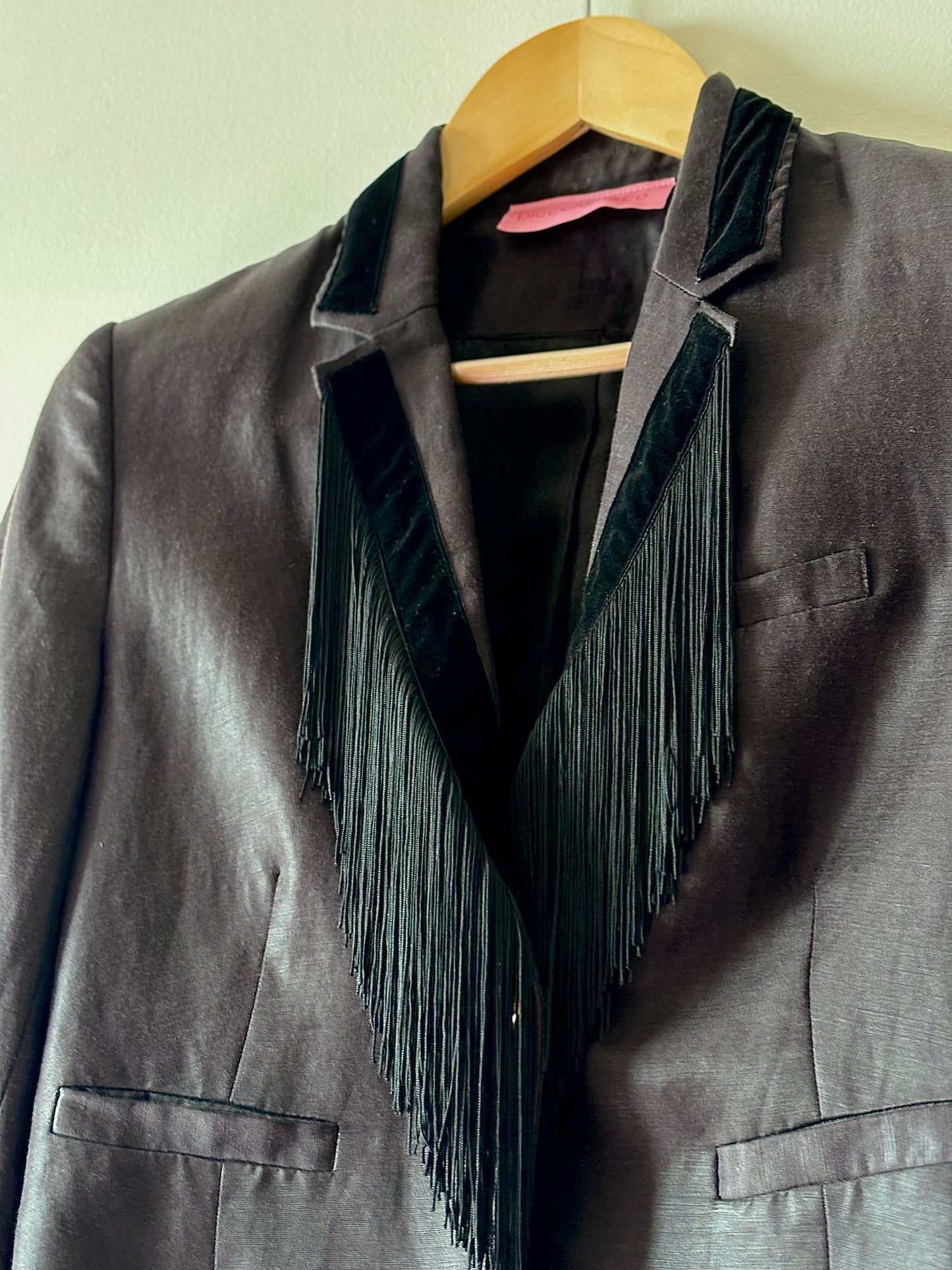 Dolly Blazer in Gold Cola