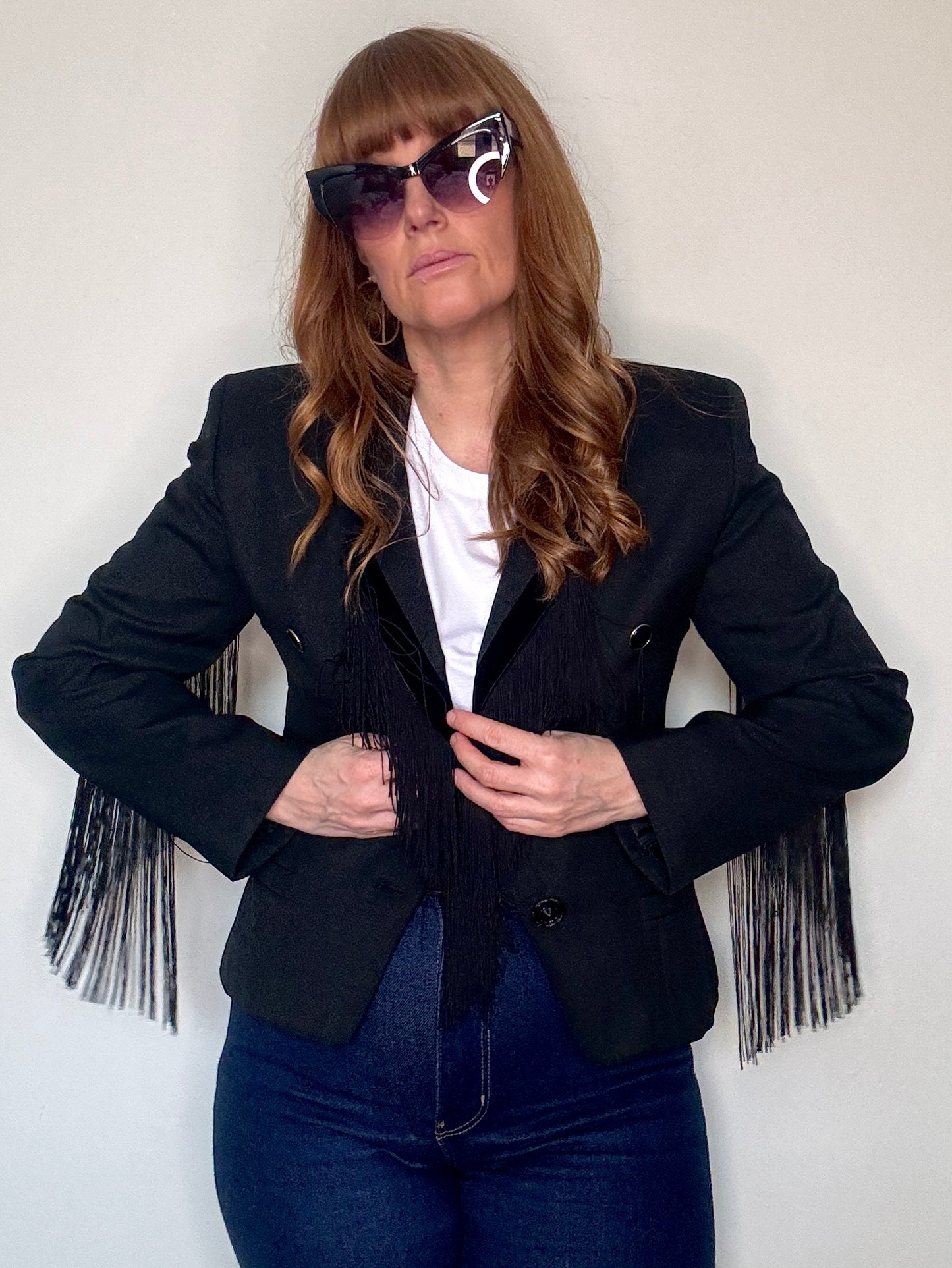 Dolly Blazer in Liquorice Twist