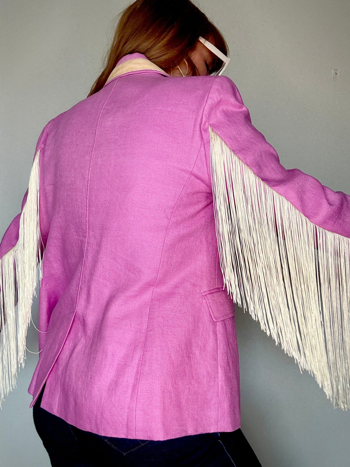 Dolly Blazer in Flamingo Whip