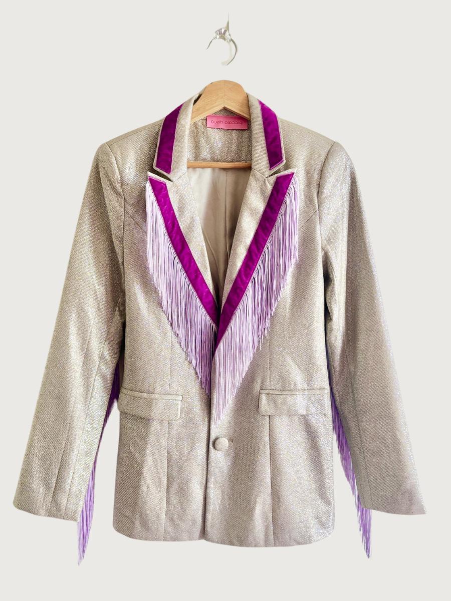Dolly Blazer in Glitter Gimlet
