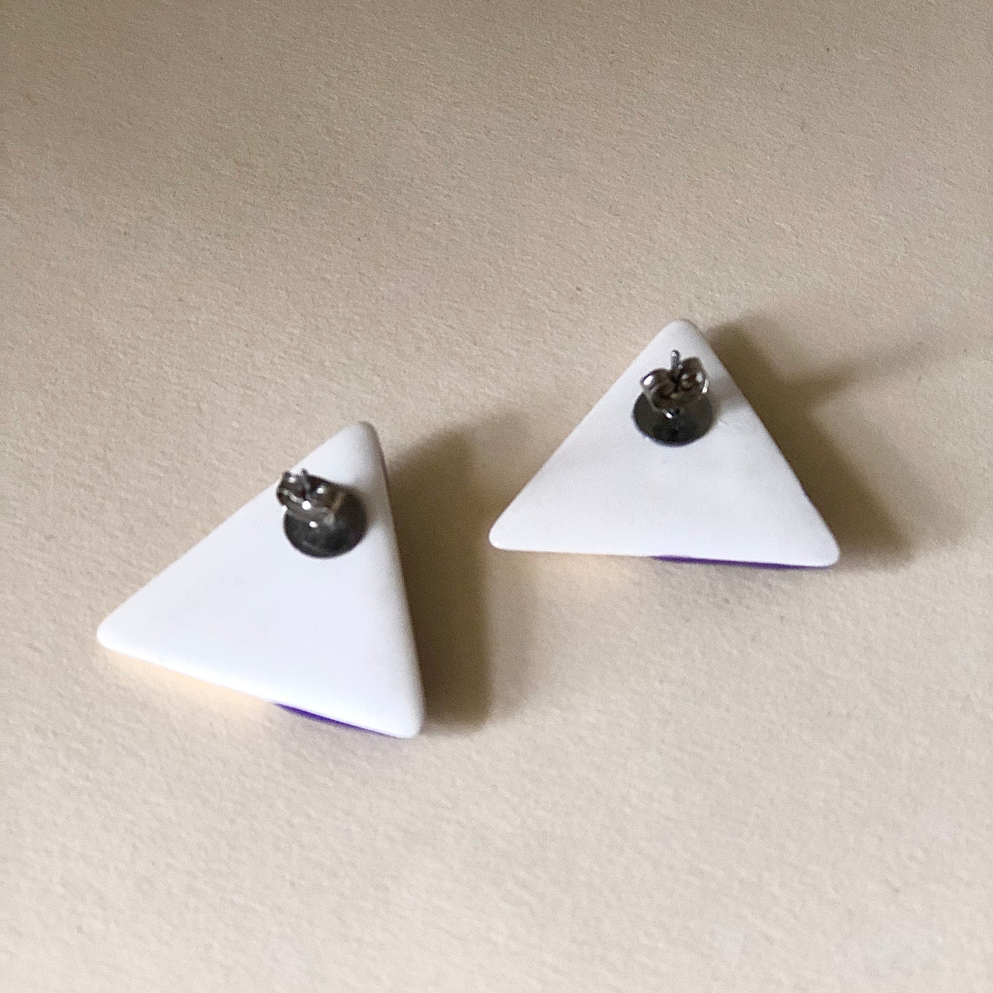 80's Triangle Costume Earrings