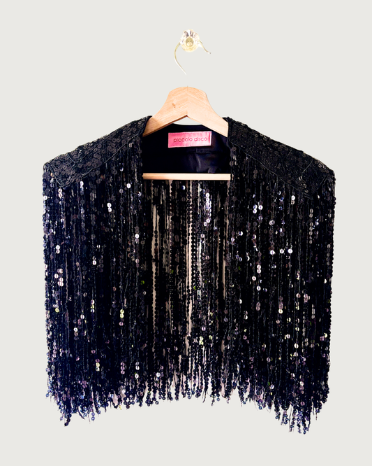 Pre-Order - Glitter Cape in Magic Midnight