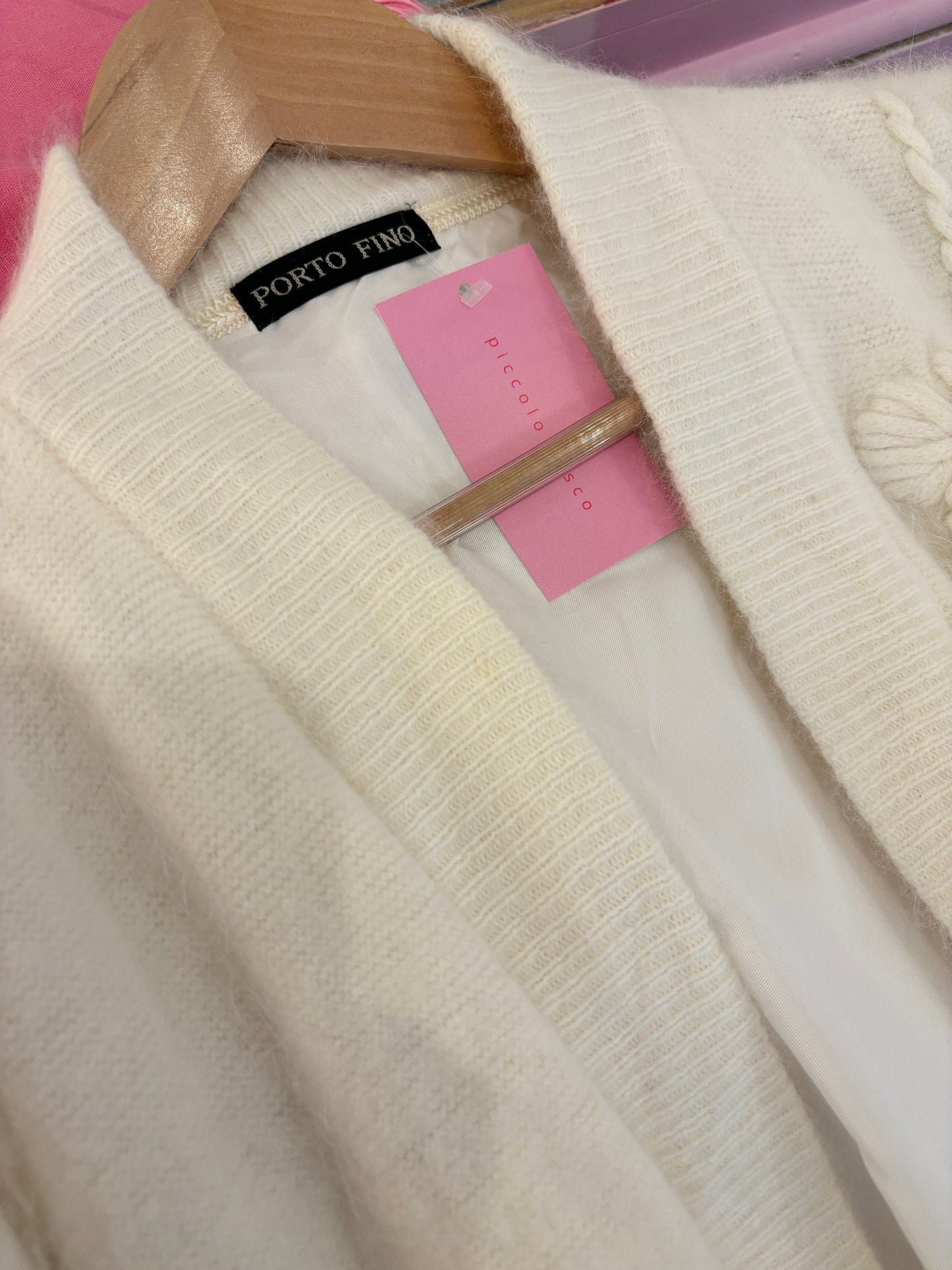 Porto Fino Angora Cardi-coat