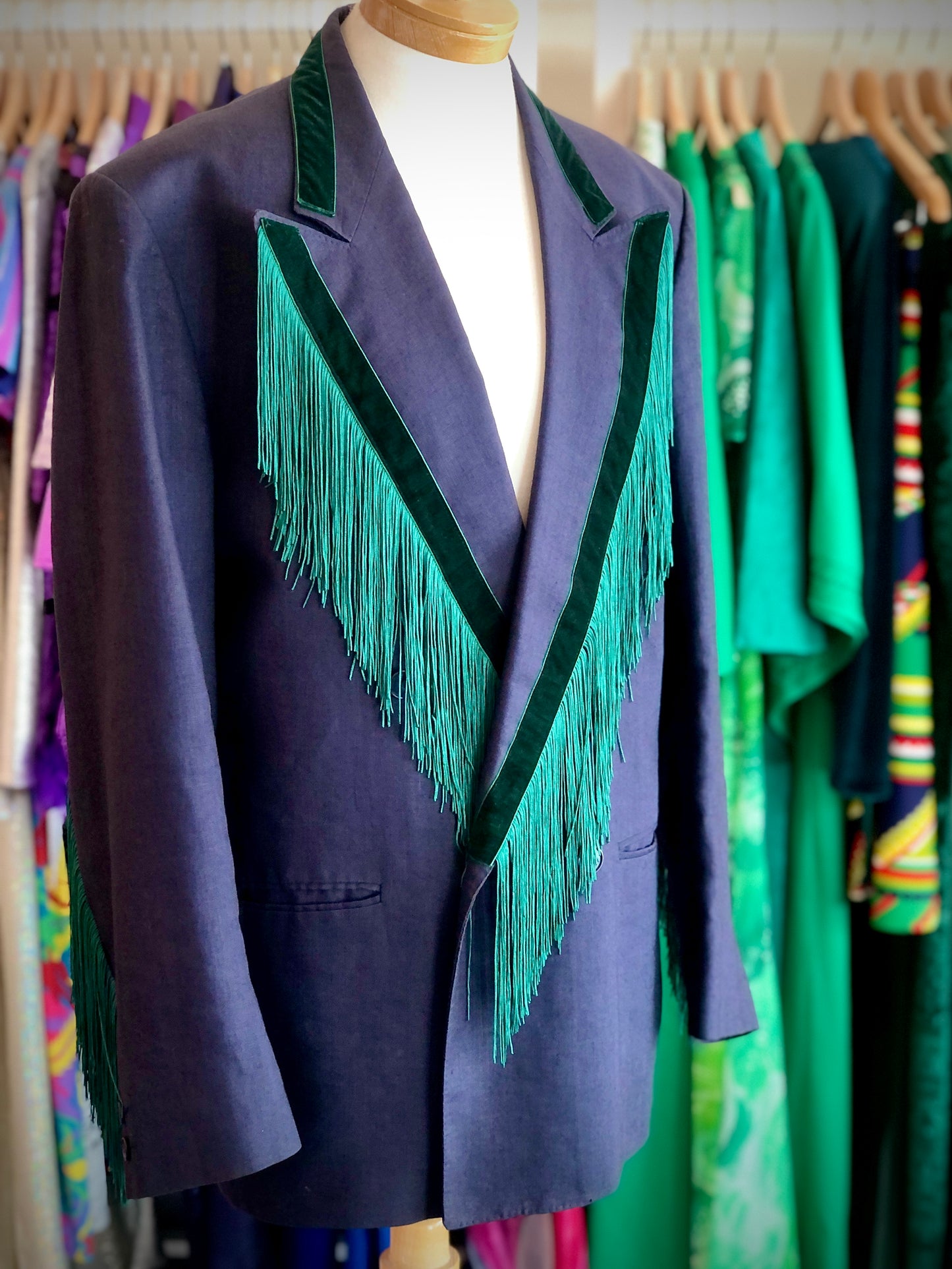 Dolly Blazer in Royal Emerald