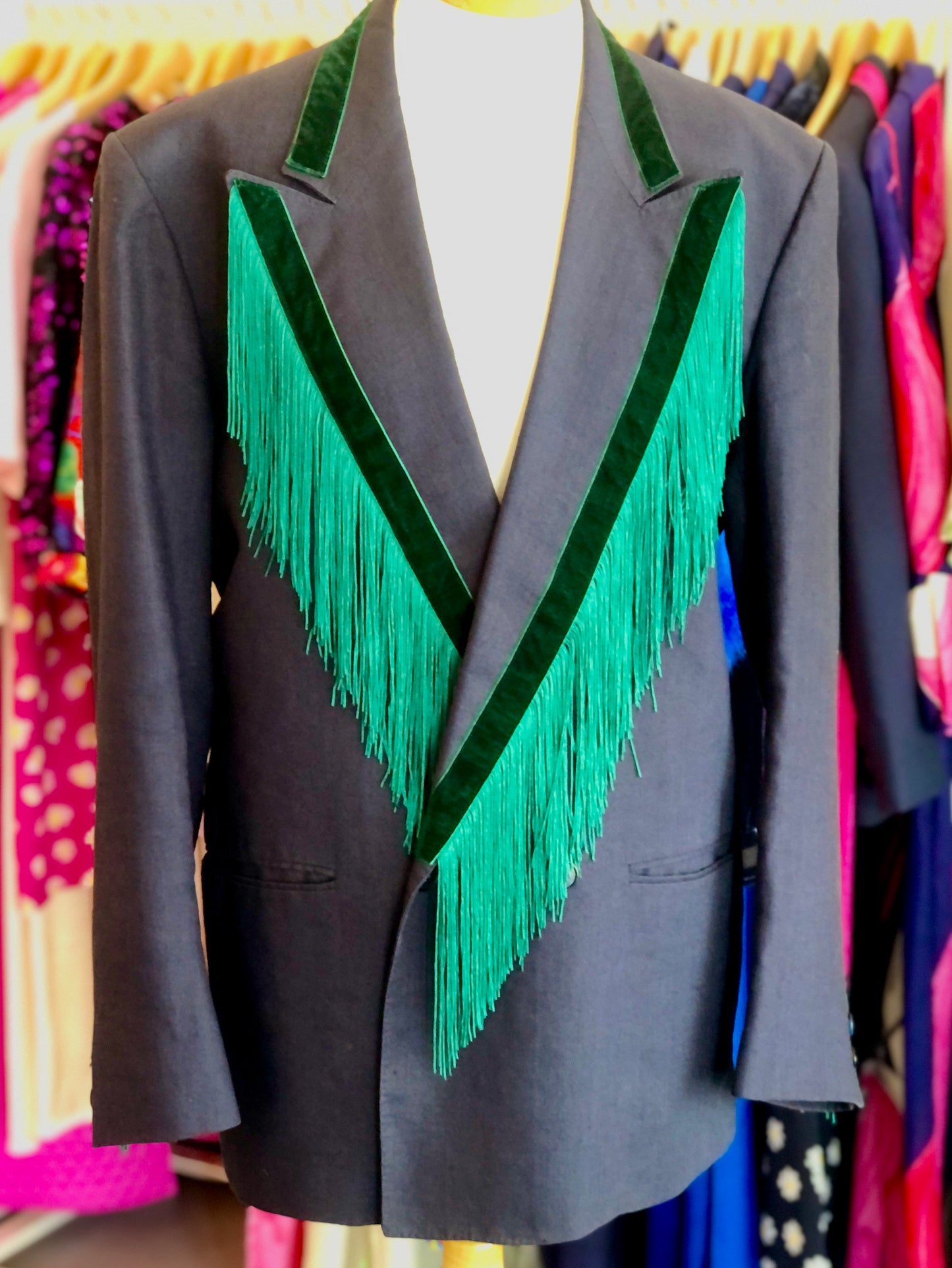 Dolly Blazer in Royal Emerald