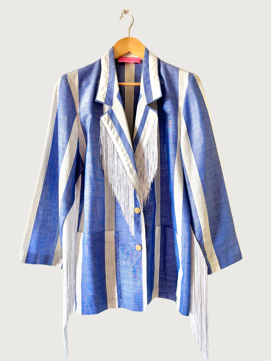 Dolly Blazer in Sky Spritzer