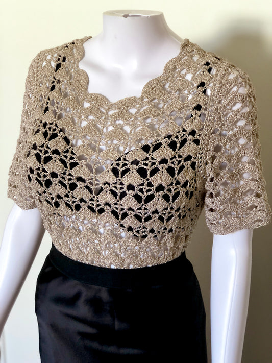 Gene Berk Crochet Top