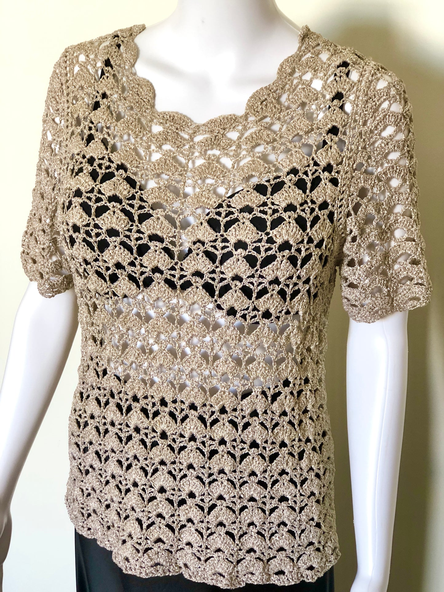 Gene Berk Crochet Top