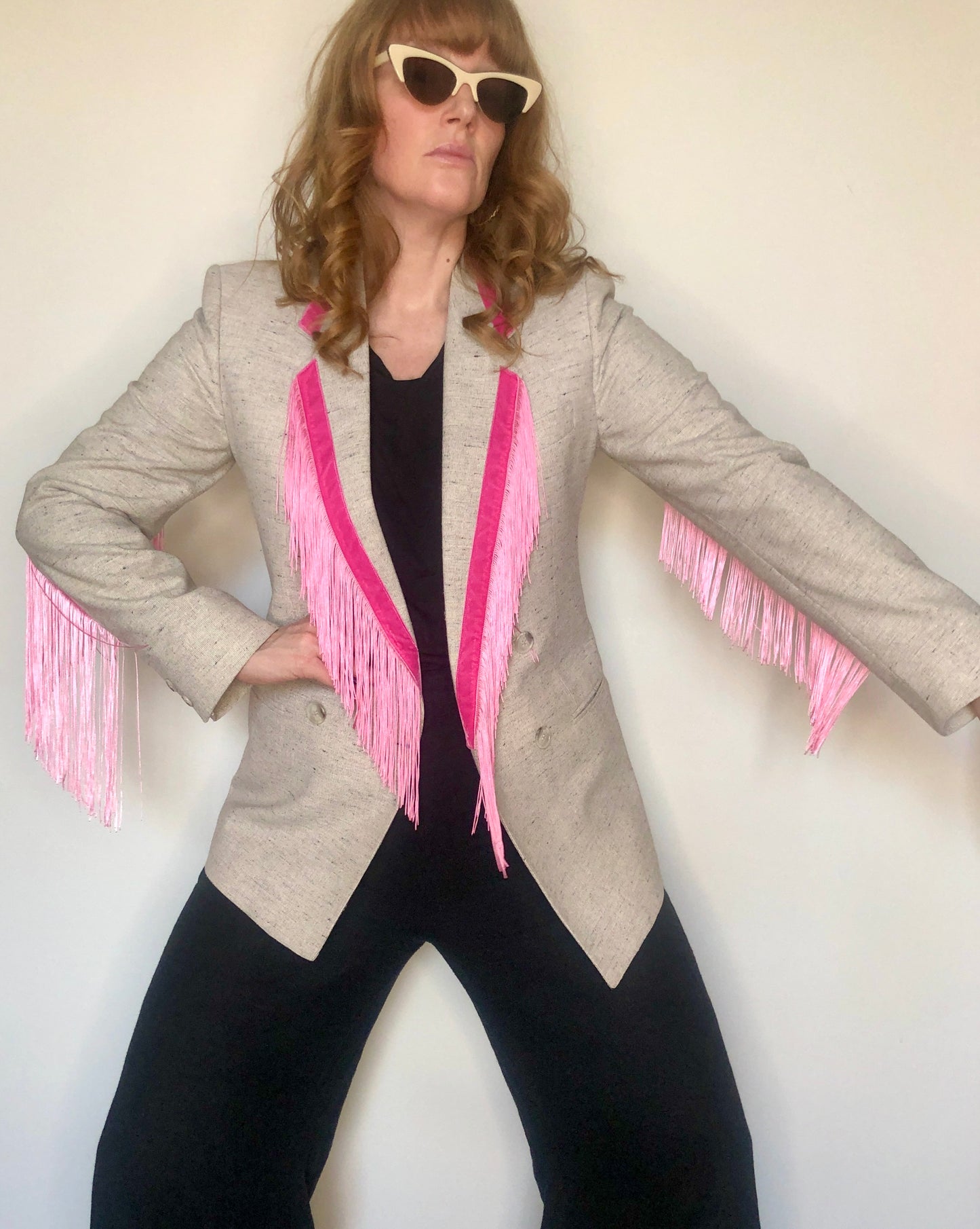 Dolly Blazer in Raspberry VoVo